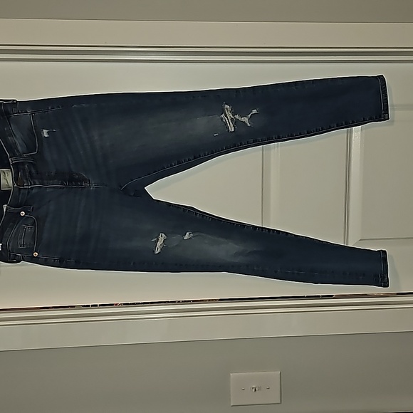 Universal Thread High Rise Skinny Distressed Medium Wash Denim Jeans 6/28 VGUC - Picture 6 of 12